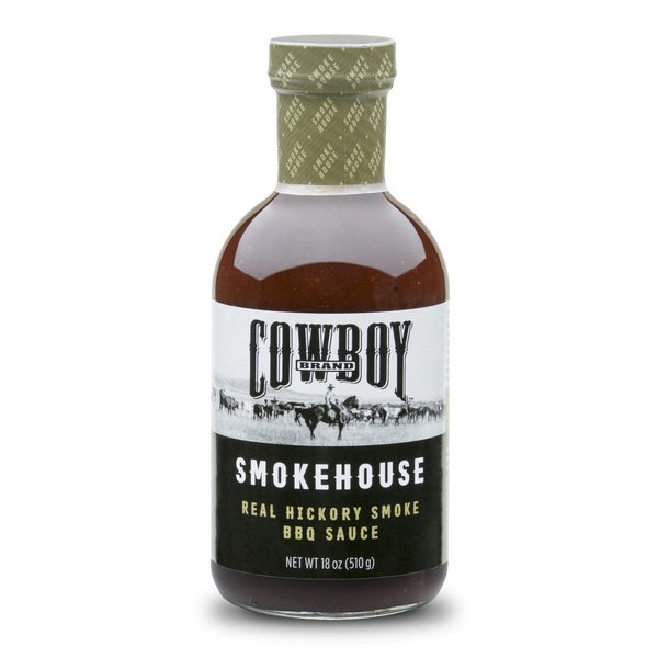 Cowboy Charcoal Smokehouse Real Hickory Smoke BBQ Sauce 18 oz 83602